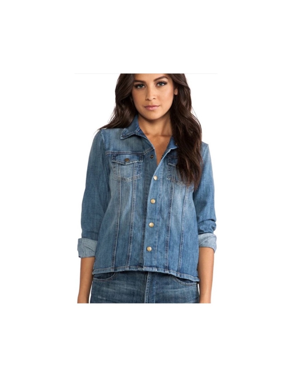 Current/Elliott The Mechanic Denim Jacket Super Loved Size 3 L